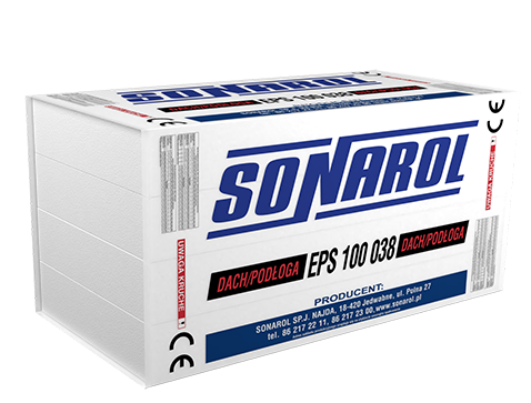 Styropian EPS 100-038 Dach/Podłoga Sonarol