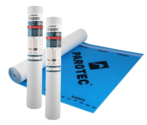Wysoko paroprzepuszczalna membrana z podwójnym paskiem klejącym Kappa ++ 220g/m2 Parotec