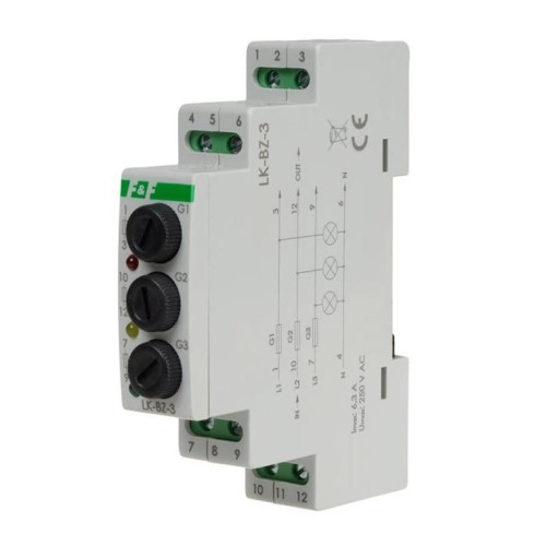 Lampka kontrolna modułowa 3-fazowa 230-400V LK-BZ-3 K