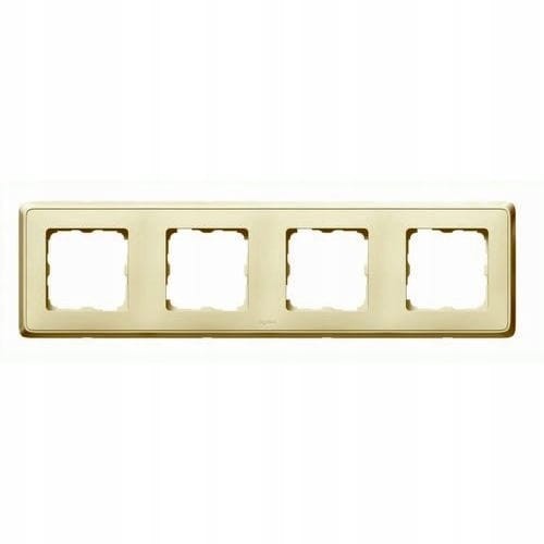 Ramka poczwórna CARIVA uniwersalna kolor kremowy