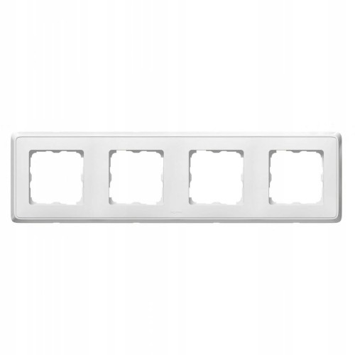 Ramka poczwórna CARIVA uniwersalna biała