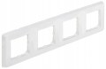 Ramka poczwórna CARIVA uniwersalna biała