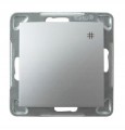 Wyłącznik krzyżowy podtynkowy klasyczny Ospel Impresja ŁP-4Y/m/18 srebrny