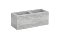 Pustak słupkowy_międzysłupkowy Murro 20x20x50,4cm cement biały Adular biało-stalowy Polbruk.webp