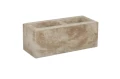 Pustak słupkowy_międzysłupkowy Murro 20x20x50,4cm cement biały Latte biało-jasno-piaskowy Polbruk.webp