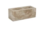 Pustak słupkowy/międzysłupkowy Murro 20x20x50,4cm cement biały Latte biało-jasno-piaskowy Polbruk