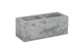 Pustak słupkowy_międzysłupkowy Murro 20x20x50,4cm cement biały Paloma biało-szary Polbruk.webp