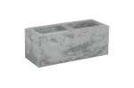Pustak słupkowy/międzysłupkowy Murro 20x20x50,4cm cement biały Paloma biało-szary Polbruk