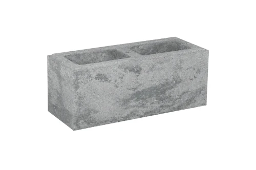 Pustak słupkowy_międzysłupkowy Murro 20x20x50,4cm cement biały Paloma biało-szary Polbruk.webp