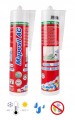 Silikon sanitarny Mapei piasek wulkaniczny 310 ml trwały uszczelniacz AC149