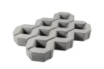 Płyta ażurowa Meba 8x40x60cm nasiąkliwość 5% klasa T Szary Polbruk