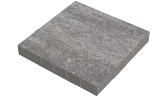 Płyta tarasowa Bosso 8x60x60cm cement biały bez fazy Nerino biało-szaro-czarny Polbruk