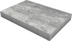 Płyta Magna 10x50x75cm cement biały bez fazy Nerino biało-szaro-czarny Polbruk