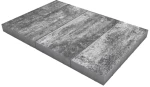 Płyta tarasowa Plano Mix 8cm cement biały Nerino biało-szaro-czarny Polbruk