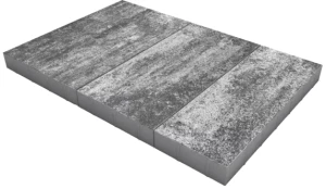Płyta tarasowa Plano Mix 8cm cement biały Nerino biało-szaro-czarny Polbruk