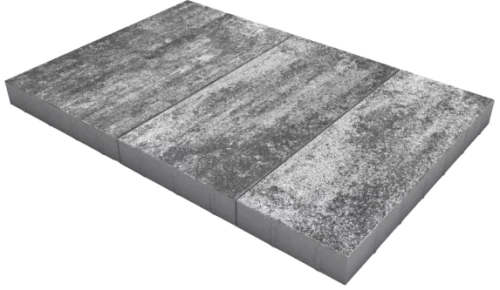 Płyta tarasowa Plano Mix 8cm cement biały Nerino biało-szaro-czarny Polbruk.webp