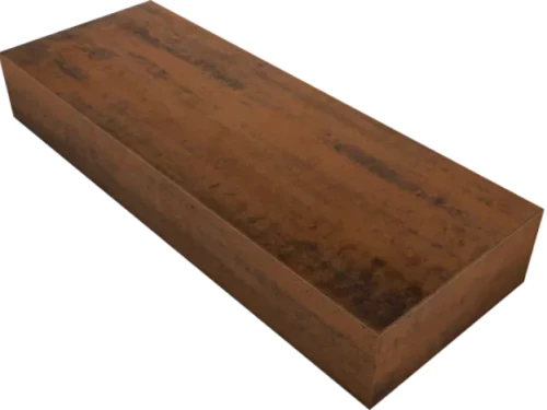 Stopień schodowy gładki Grando 15x37x100cm Hawaii brązowo-pomarańczowy Polbruk.webp