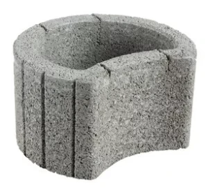 Gazon Mini Luna 20x28x35cm Szary Polbruk