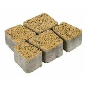 Kostka brukowa Avanti 6cm cement biały płukany Żółty Polbruk