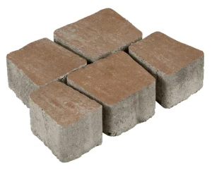 Kostka brukowa Carmino 6cm cement biały bez fazy Latte biało-jasno-piaskowa Polbruk
