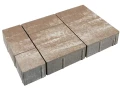Kostka brukowa Commix 6cm cement biały Latte biało-jasno-piaskowa Polbruk.webp