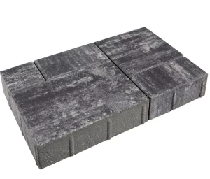 Kostka brukowa Commix 6cm cement biały Nerino biało-szaro-czarny Polbruk