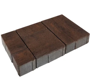Kostka brukowa Commix 6cm Hawaii brązowo-pomarańczowy Polbruk