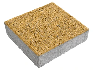 Kostka brukowa Complex 8x10x10cm cement biały płukany Żółty Polbruk