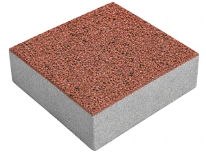 Kostka brukowa Complex 6x20x20cm cement biały płukany Czerwony Polbruk