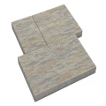 Kostka brukowa Multicomplex 6cm cement biały mini faza Boho biało-grafitowo-ochrowy Polbruk