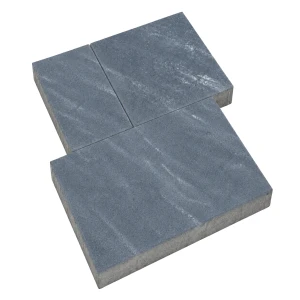 Kostka brukowa Multicomplex 6cm cement biały mini faza Cosmo czarno-biało-szary Polbruk