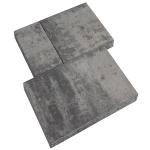 Kostka brukowa Multicomplex 6cm cement biały mini faza Nerino biało-szaro-czarny Polbruk