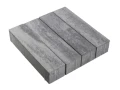 Kostka brukowa Metrik 8x28x7cm cement biały mini faza Nerino biało-szaro-czarny Polbruk