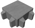 Kostka brukowa ekologiczna EQOL Retencja+ 8x20x20cm z odstępnikami Szary Polbruk