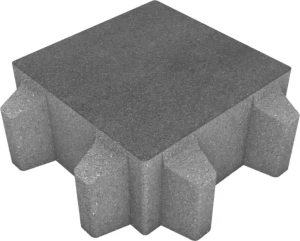 Kostka brukowa ekologiczna EQOL Retencja+ 8x20x20cm z odstępnikami Grafitowy Polbruk