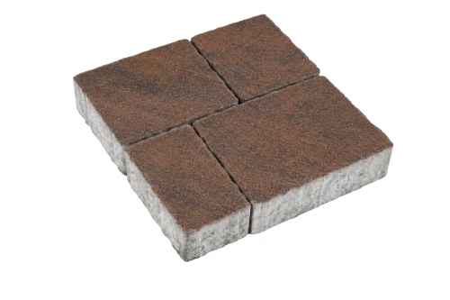 Kostka brukowa Granito 6x16cm Hawaii grafitowo-brązowo-pomarańczowy Polbruk