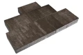 Kostka brukowa Ideo 6cm Cortado brązowo-biały Polbruk