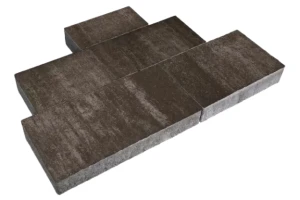 Kostka brukowa Ideo 6cm Cortado brązowo-biały Polbruk