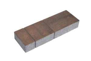 Kostka brukowa Napoli 4cm Hawaii brązowo-pomarańczowy Polbruk