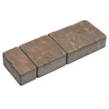 Kostka brukowa Napoli 6cm postarzany Hawaii brązowo-pomarańczowy Polbruk
