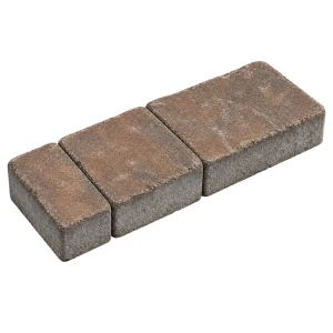Kostka brukowa Napoli 6cm postarzany Hawaii brązowo-pomarańczowy Polbruk