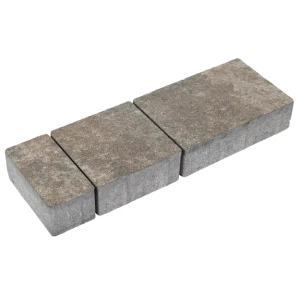 Kostka brukowa Napoli 6cm cement biały Onyx biało-szaro-pomarańczowy Polbruk