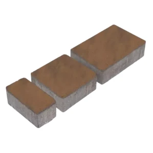 Kostka brukowa Napoli 6cm cement biały masala brązowo-beżowy Polbruk