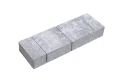 Kostka brukowa Napoli 6cm cement biały Adular biało-stalowy Polbruk