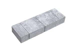 Kostka brukowa Napoli 6cm cement biały Adular biało-stalowy Polbruk