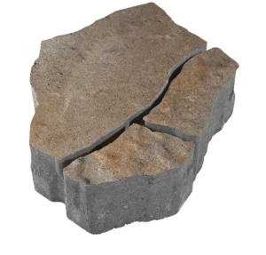 Kostka brukowa Petra 8cm cement biały bez brzegowych Onyx biało-szaro-pomarańczowy Polbruk