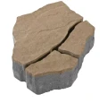 Kostka brukowa Petra 8cm cement biały bez brzegowych Sahara brązowo-piaskowy Polbruk