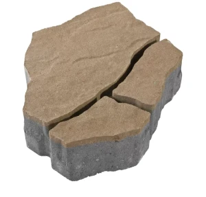 Kostka brukowa Petra 8cm cement biały bez brzegowych Sahara brązowo-piaskowy Polbruk