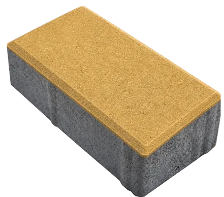 Kostka brukowa Prostokąt 6x10x20cm cement biały Żółty Polbruk