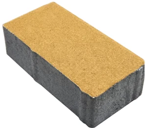 Kostka brukowa Prostokąt 6x10x20cm cement biały bez fazy Żółty Polbruk